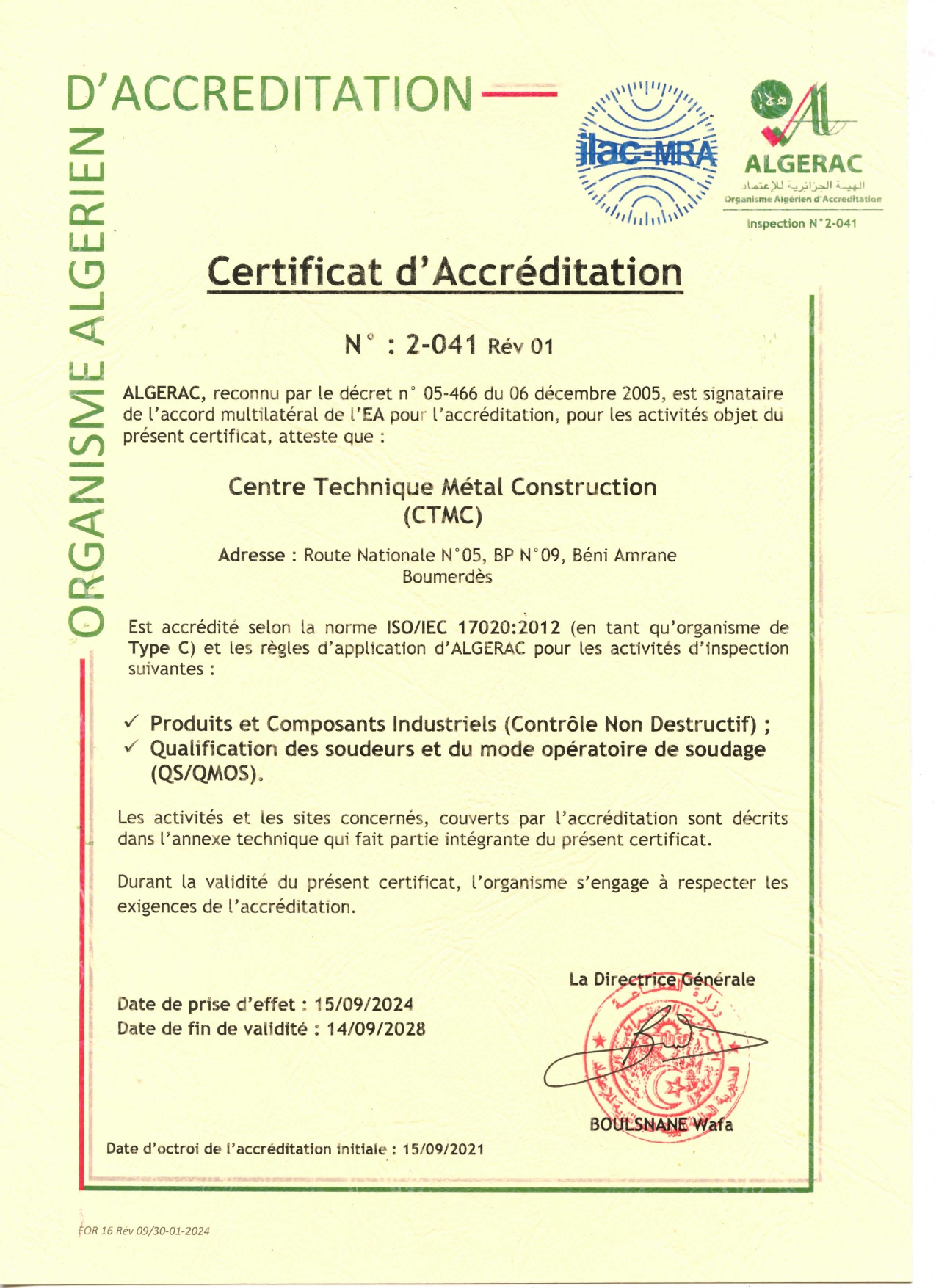certificat image